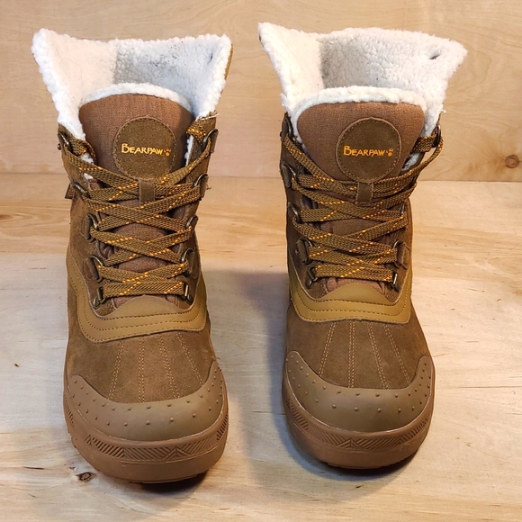 Bearpaw Inka Memory Foam Waterproof Tan Women's Winter Boots - Picture 2 of 9